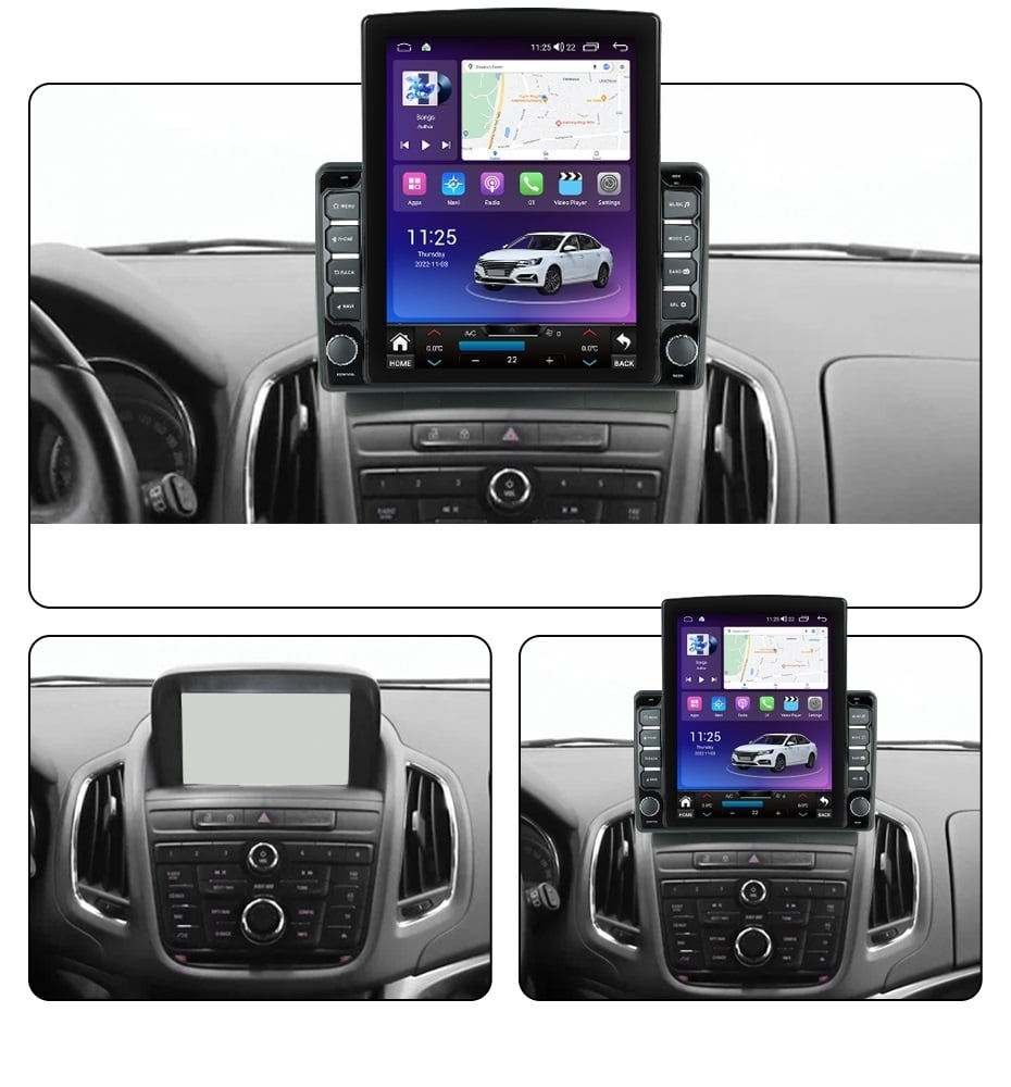 Navigatie dedicata cu Android Opel Zafira Tourer C 2011 - 2016, 8GB RAM, Radio GPS Dual Zone, Touchscreen IPS 9.7