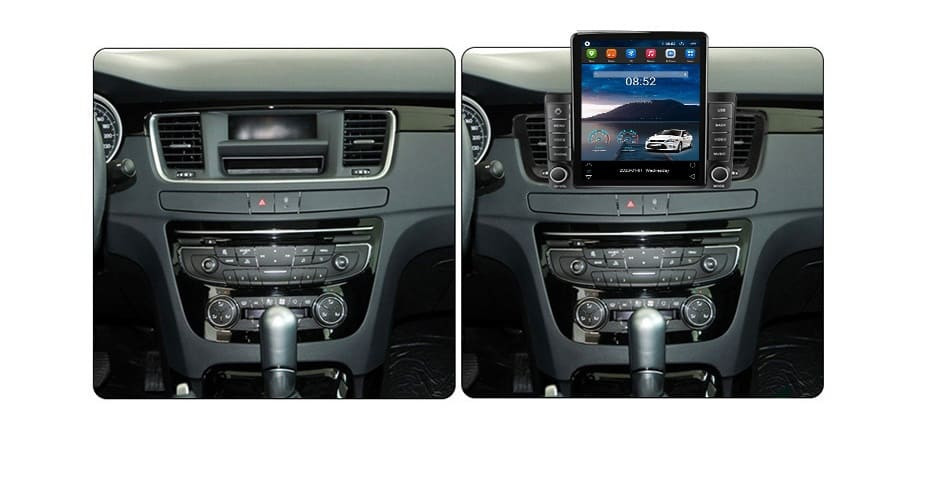 Navigatie dedicata cu Android Peugeot 508 I 2010 - 2018, 2GB RAM, Radio GPS Dual Zone, Touchscreen IPS 9.7