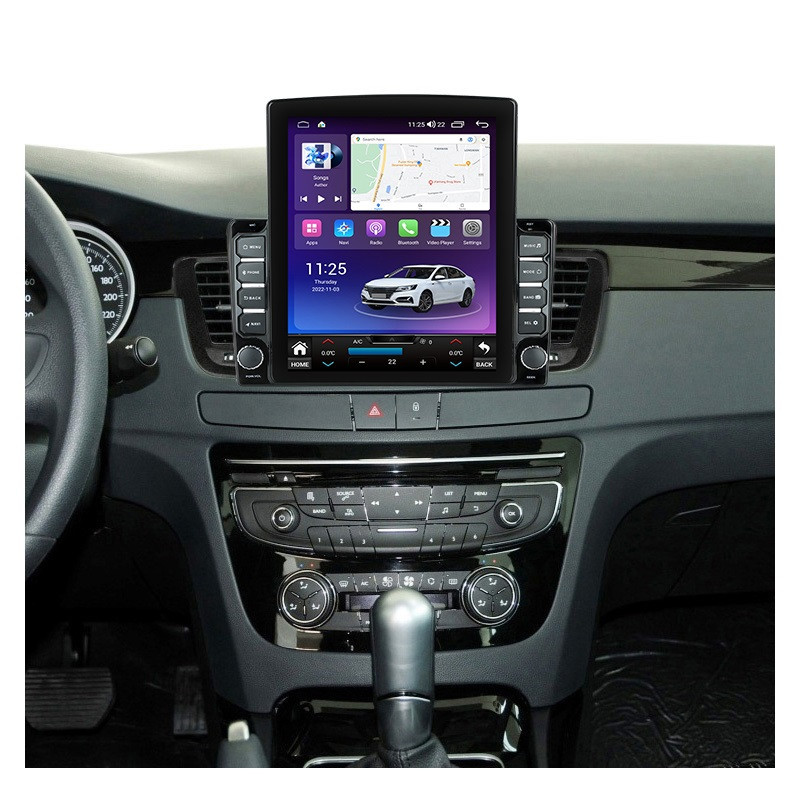 Navigatie dedicata cu Android Peugeot 508 I 2010 - 2018, 4GB RAM, Radio GPS Dual Zone, Touchscreen IPS 9.7