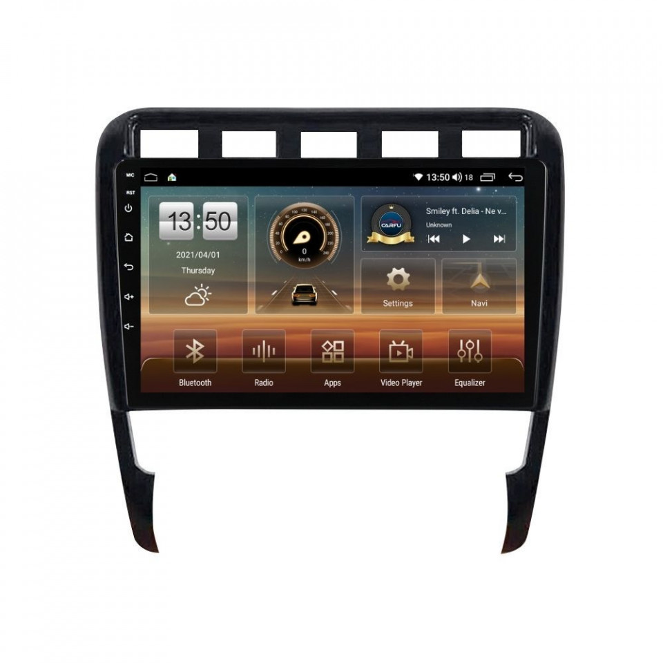 Navigatie dedicata cu Android Porsche Cayenne 2002 - 2010, 4GB RAM, Radio GPS Dual Zone, Display HD QLED 9