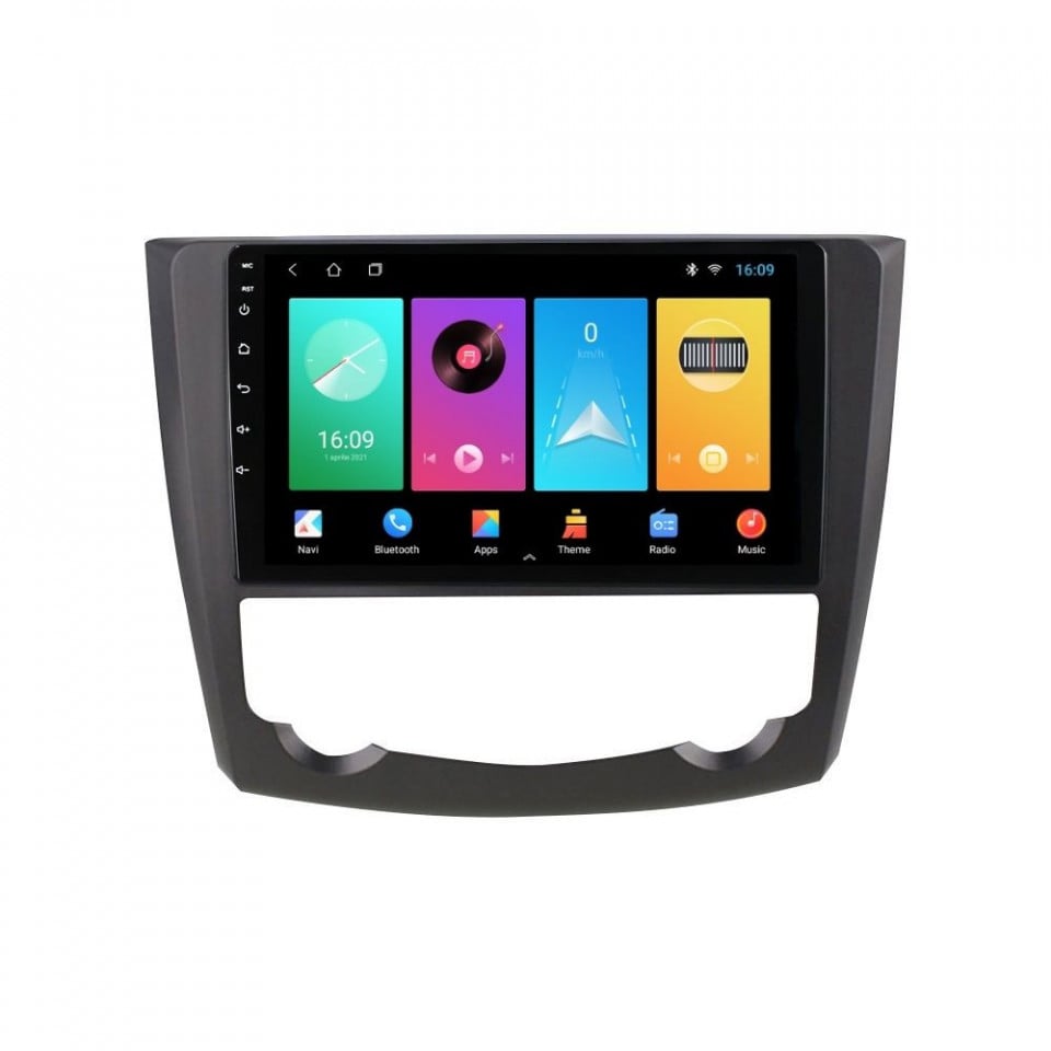 Navigatie dedicata cu Android Renault Kadjar 2015 - 2018, 1GB RAM, Radio GPS Dual Zone, Display HD IPS 9