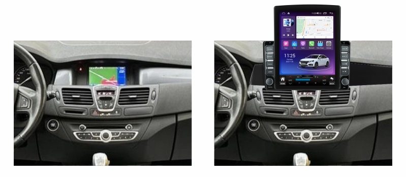 Navigatie dedicata cu Android Renault Laguna 3 2007 - 2015, 4GB RAM, Radio GPS Dual Zone, Touchscreen IPS 9.7