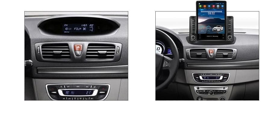 Navigatie dedicata cu Android Renault Megane III 2009 - 2016, 1GB RAM, Radio GPS Dual Zone, Touchscreen IPS 9.7