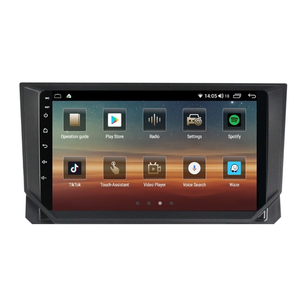Navigatie dedicata cu Android Seat Ibiza V 2017 - 2021, 4GB RAM, Radio GPS Dual Zone, Display HD QLED 9" Touchscreen, Internet Wi-Fi si slot SIM 4G, Bluetooth, MirrorLink, USB - Imagine 3