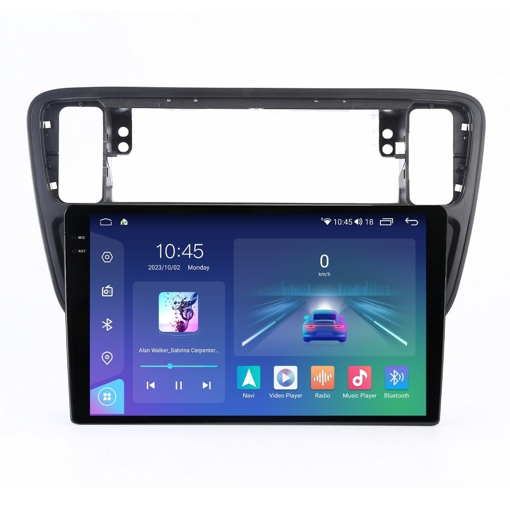 Navigatie dedicata cu Android Seat Mii 2011 - 2019, 4GB RAM, Radio GPS Dual Zone, Display 2K QLED 9.5