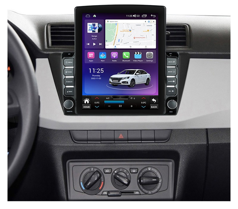 Navigatie dedicata cu Android Skoda Fabia III 2014 - 2021, 4GB RAM, Radio GPS Dual Zone, Touchscreen IPS 9.7