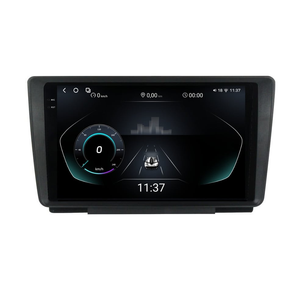 Navigatie dedicata cu Android Skoda Octavia II 2004 - 2013, 12GB RAM, Radio GPS Dual Zone, Display 2K QLED 9.5