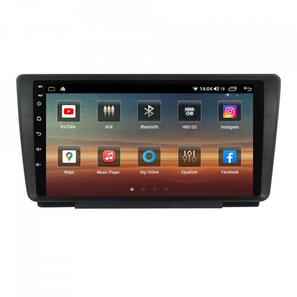 Navigatie dedicata cu Android Skoda Octavia II 2004 - 2013, 8GB RAM, Radio GPS Dual Zone, Display HD QLED 9