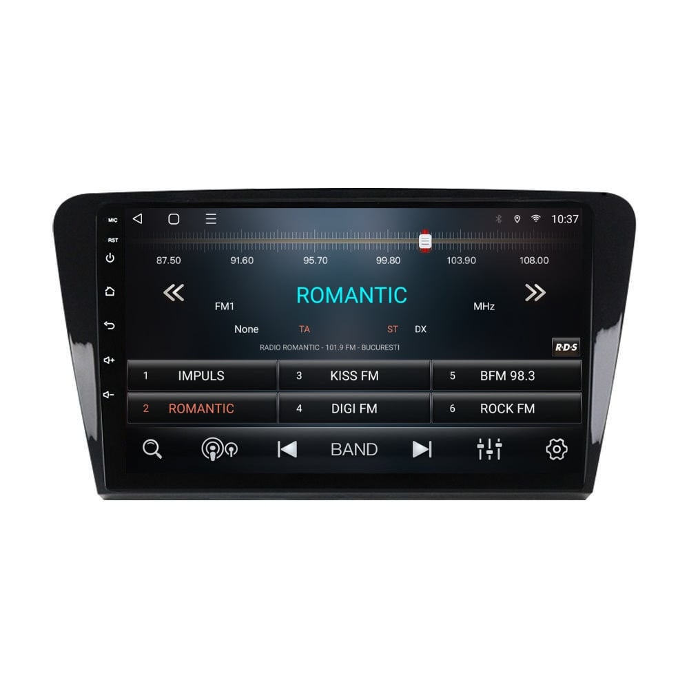 Navigatie dedicata cu Android Skoda Octavia III 2013 - 2020, 2GB RAM, Radio GPS Dual Zone, Display HD QLED 10