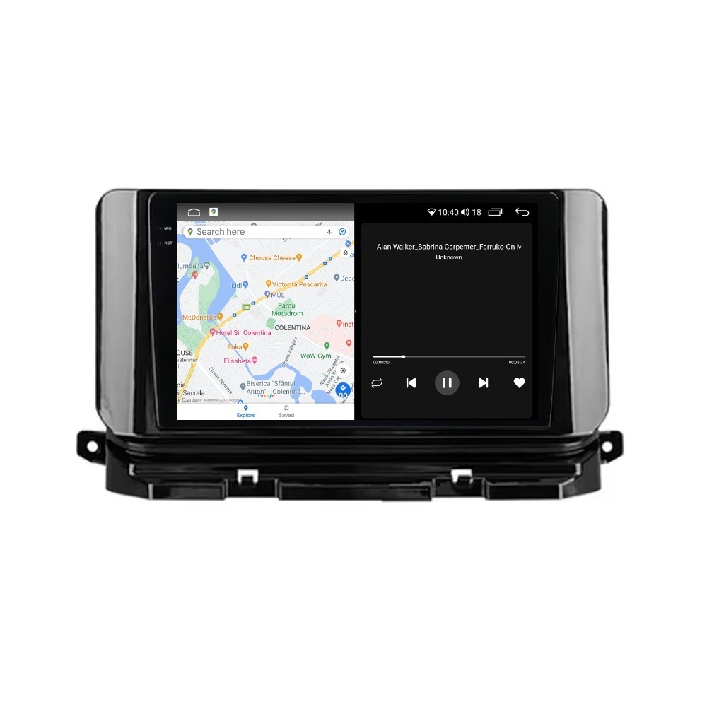 Navigatie dedicata cu Android Skoda Octavia IV dupa 2019, 8GB RAM, Radio GPS Dual Zone, Display 2K QLED 10.36