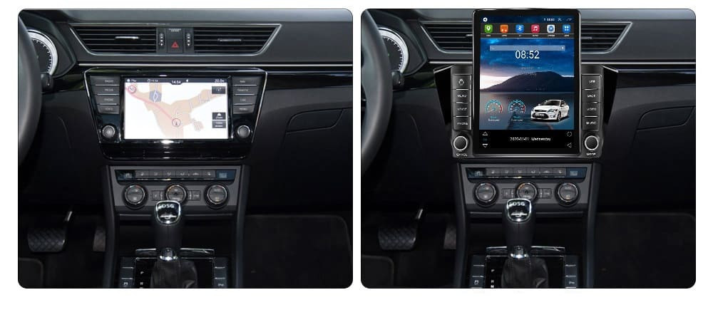 Navigatie dedicata cu Android Skoda Superb III 2015 - 2017, 2GB RAM, Radio GPS Dual Zone, Touchscreen IPS 9.7