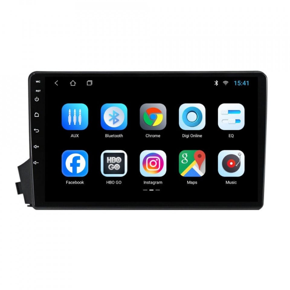 Navigatie dedicata cu Android Ssangyong Actyon 2005 - 2012, 1GB RAM, Radio GPS Dual Zone, Display HD IPS 9