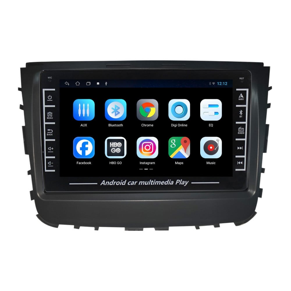 Navigatie dedicata cu Android Ssangyong Musso dupa 2018, 1GB RAM, Radio GPS Dual Zone, Display HD IPS 8