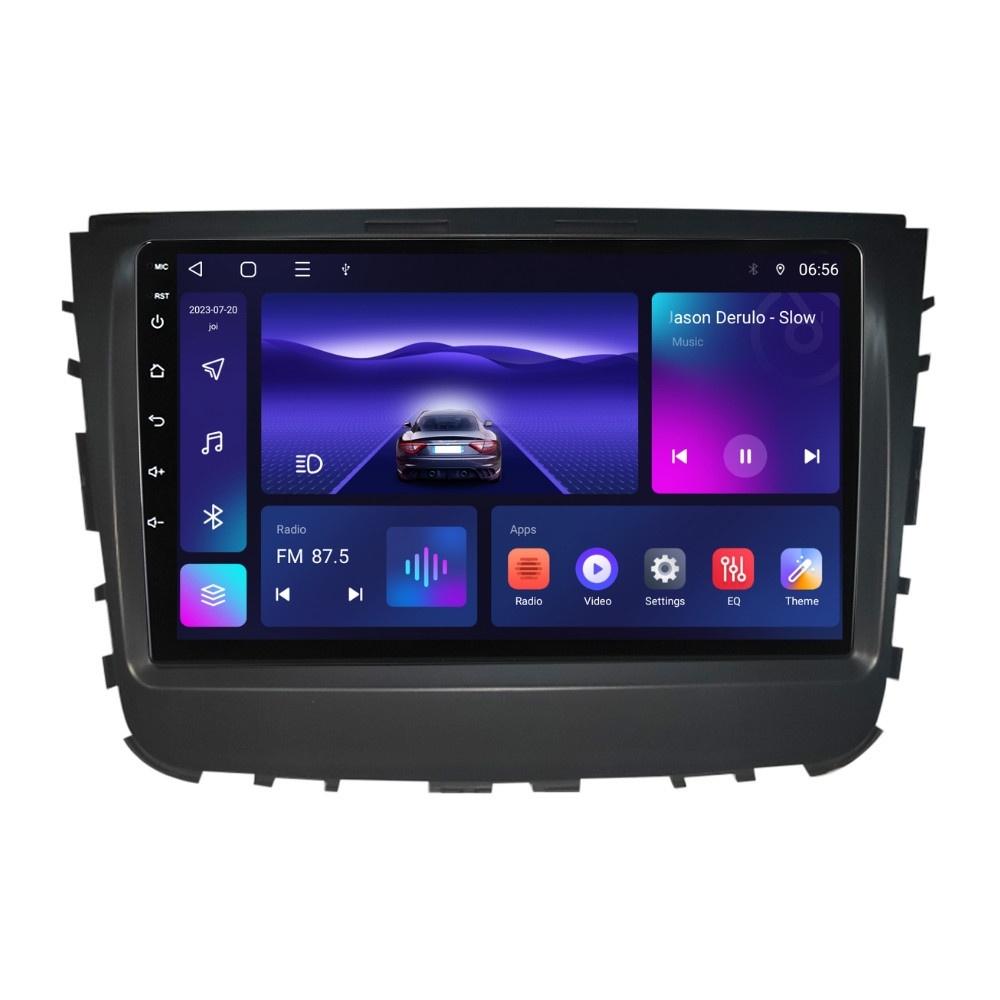 Navigatie dedicata cu Android Ssangyong Rexton dupa 2017, 4GB RAM, Radio GPS Dual Zone, Display HD IPS 9
