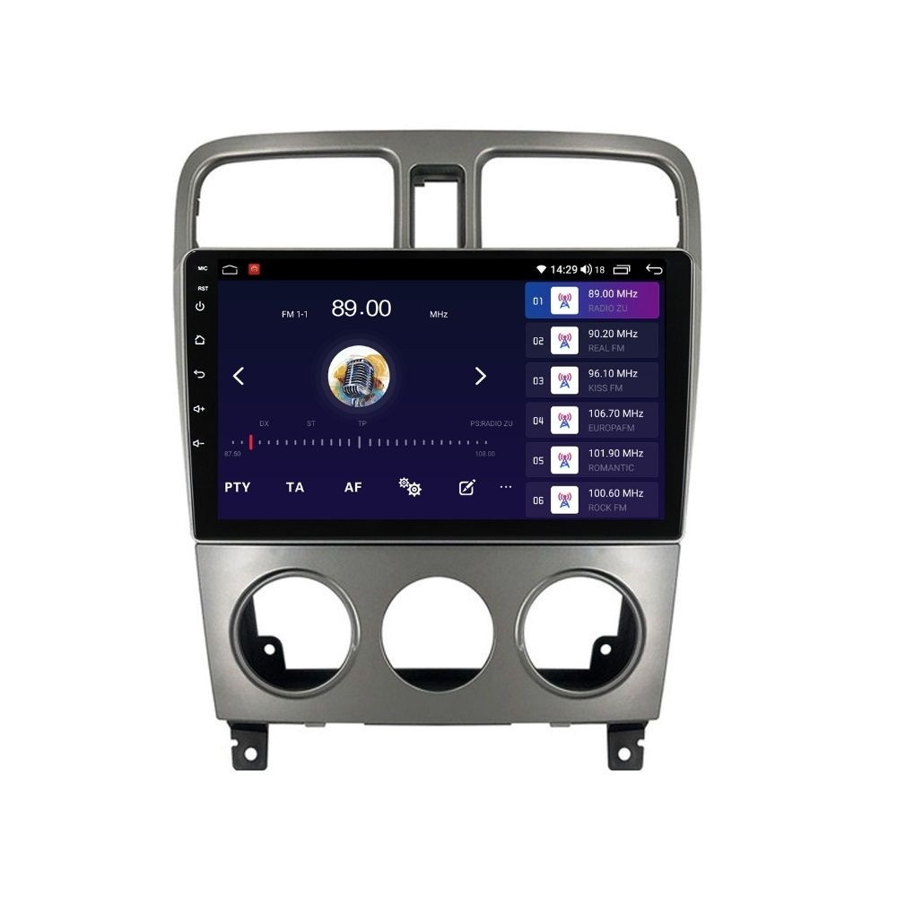 Navigatie dedicata cu Android Subaru Forester 2002 - 2008, 4GB RAM, Radio GPS Dual Zone, Display HD QLED 9" Touchscreen, Internet Wi-Fi si slot SIM 4G, Bluetooth, MirrorLink, USB - Imagine 4