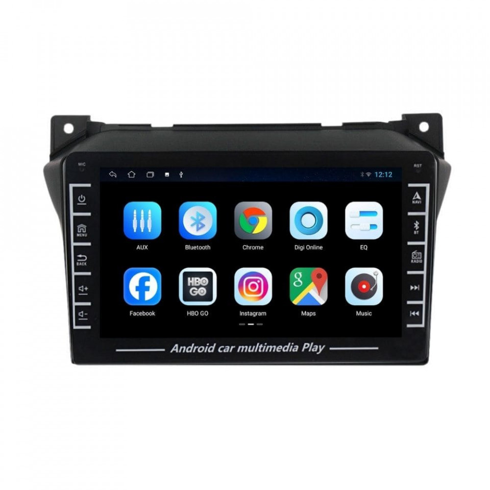 Navigatie dedicata cu Android Suzuki Alto VII 2009 - 2016, 1GB RAM, Radio GPS Dual Zone, Display HD IPS 8