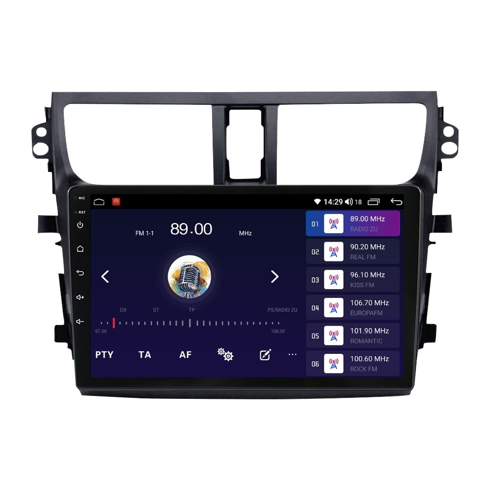 Navigatie dedicata cu Android Suzuki Celerio dupa 2014, 2GB RAM, Radio GPS Dual Zone, Display HD QLED 9