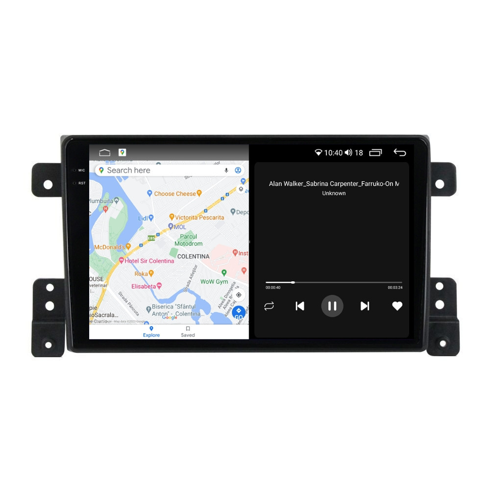 Navigatie dedicata cu Android Suzuki Grand Vitara 2005 - 2015, 8GB RAM, Radio GPS Dual Zone, Display 2K QLED 9.5