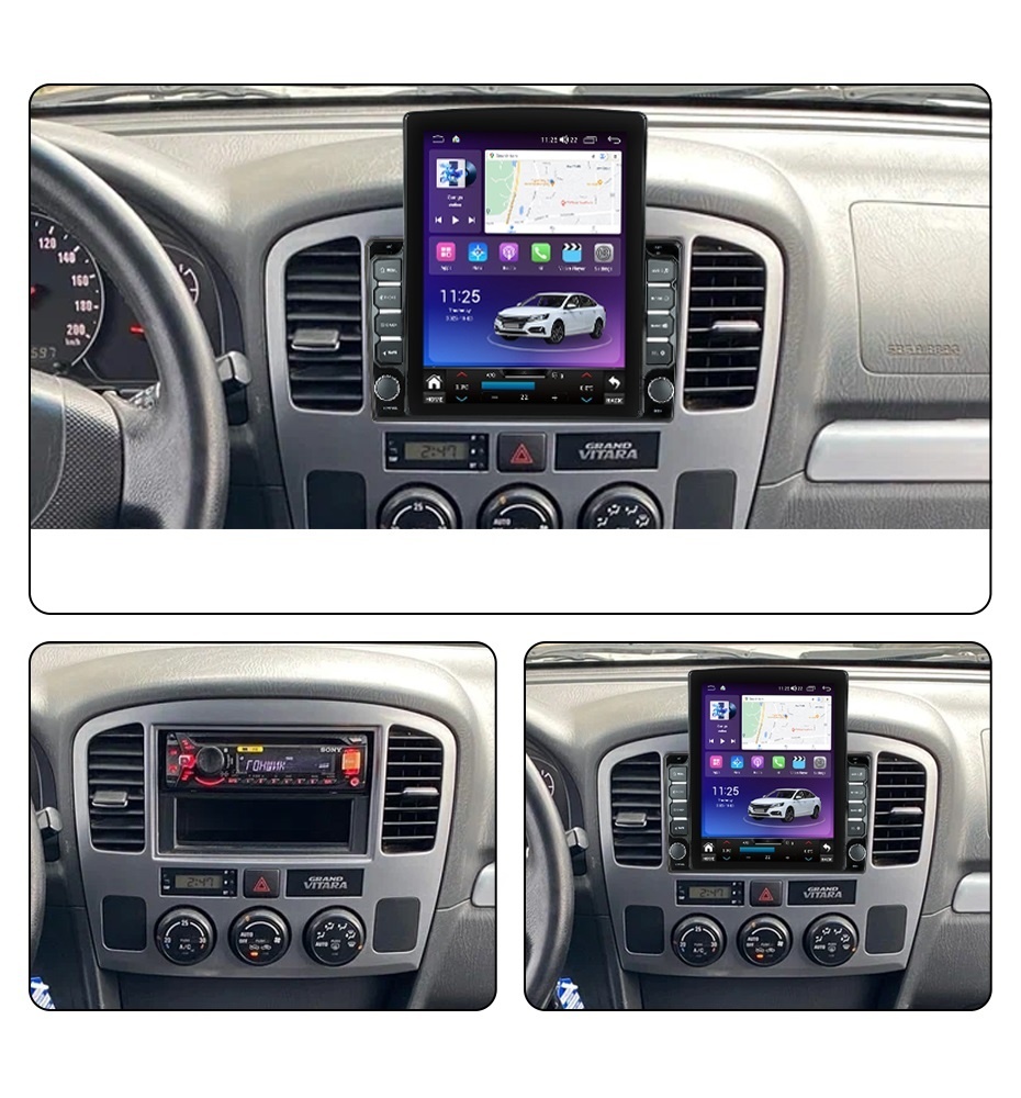 Navigatie dedicata cu Android Suzuki Grand Vitara I XL7 1998 - 2005, 8GB RAM, Radio GPS Dual Zone, Touchscreen IPS 9.7