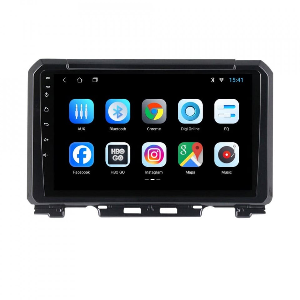 Navigatie dedicata cu Android Suzuki Jimny dupa 2018, 2GB RAM, Radio GPS Dual Zone, Display HD IPS 9