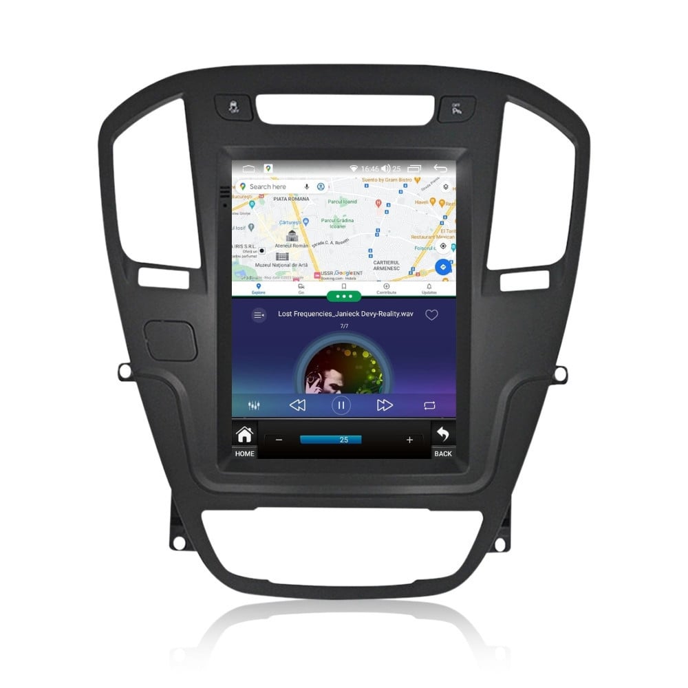 Navigatie dedicata cu Android tip tesla Opel Insignia A 2008 - 2013, 8GB RAM, Radio GPS Dual Zone, Touchscreen IPS 9.7