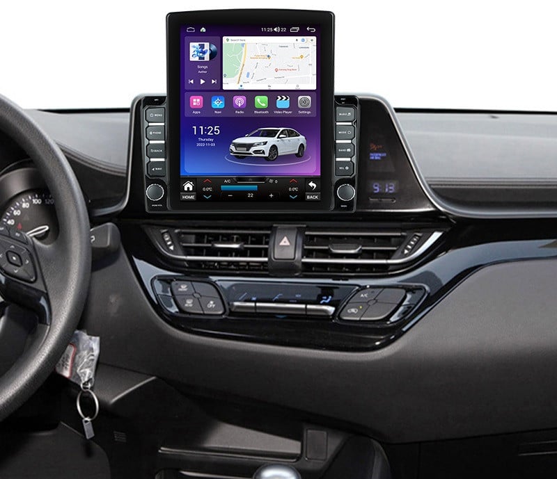 Navigatie dedicata cu Android Toyota C-HR dupa 2016, 4GB RAM, Radio GPS Dual Zone, Touchscreen IPS 9.7