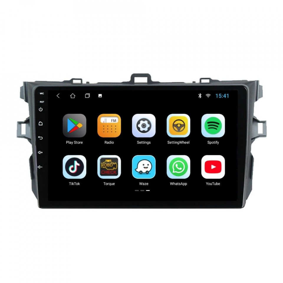 Navigatie dedicata cu Android Toyota Corolla 2007 - 2013, 1GB RAM, Radio GPS Dual Zone, Display HD IPS 9