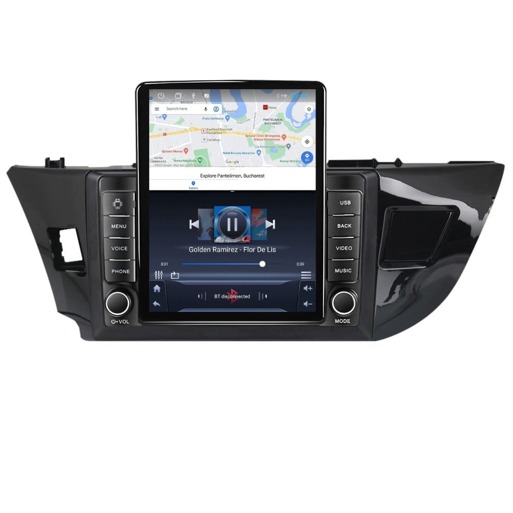 Navigatie dedicata cu Android Toyota Corolla 2013 - 2017, 1GB RAM, Radio GPS Dual Zone, Touchscreen IPS 9.7