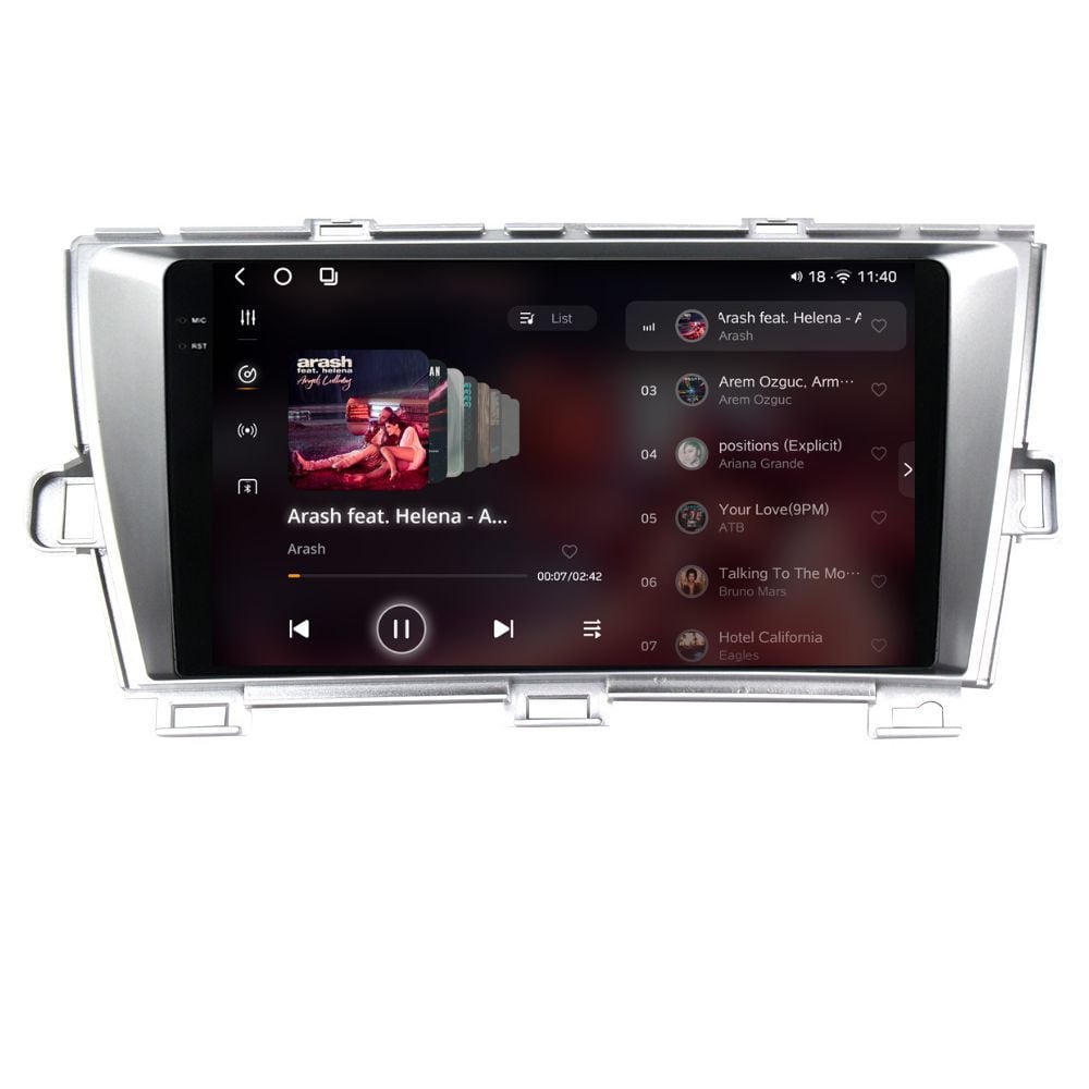 Navigatie dedicata cu Android Toyota Prius 2009 - 2015, 12GB RAM, Radio GPS Dual Zone, Display 2K QLED 9.5