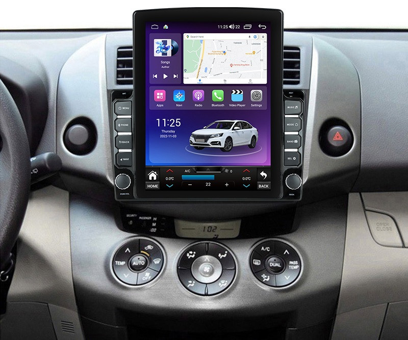 Navigatie dedicata cu Android Toyota Rav4 III 2005 - 2013, 4GB RAM, Radio GPS Dual Zone, Touchscreen IPS 9.7