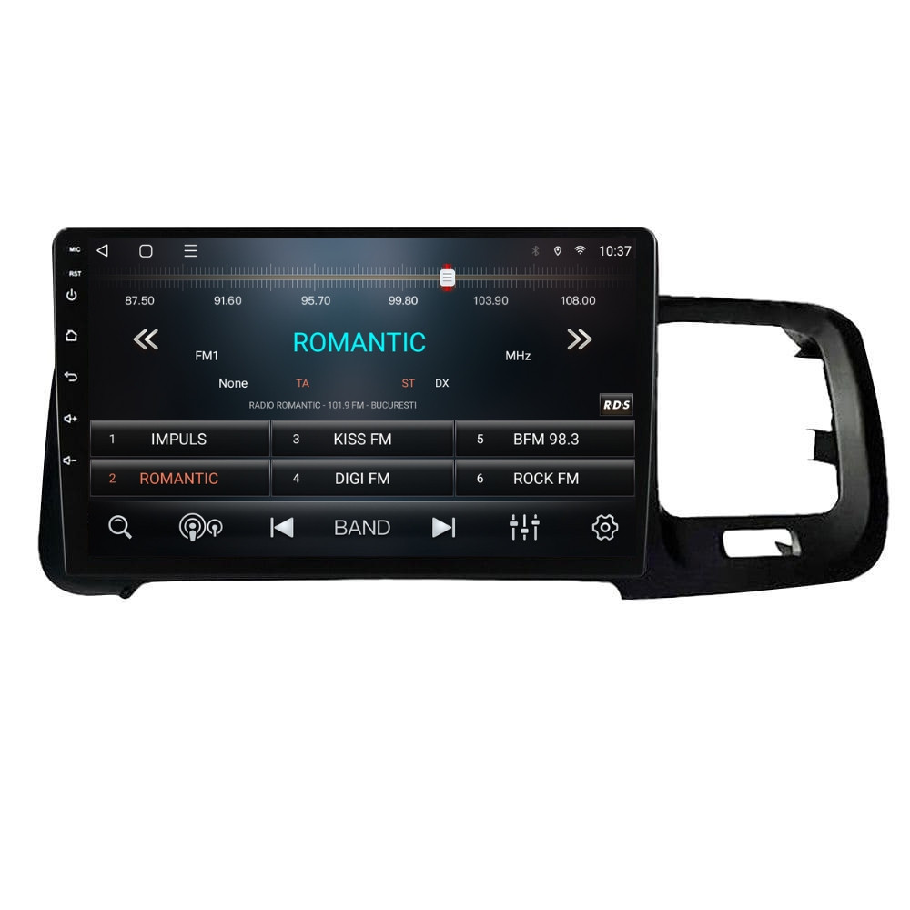 Navigatie dedicata cu Android Volvo S60 II / V60 I 2010 - 2014, 2GB RAM, Radio GPS Dual Zone, Display HD QLED 9