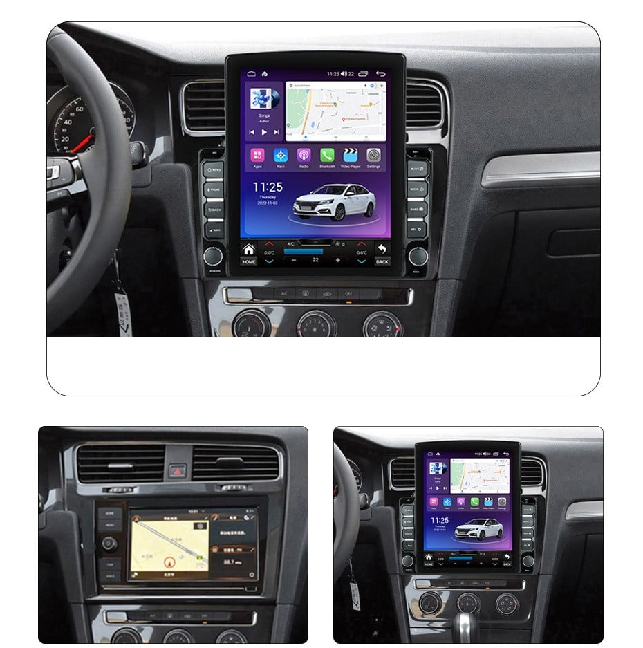 Navigatie dedicata cu Android VW Golf VII 2012 - 2019, negru, 8GB RAM, Radio GPS Dual Zone, Touchscreen IPS 9.7