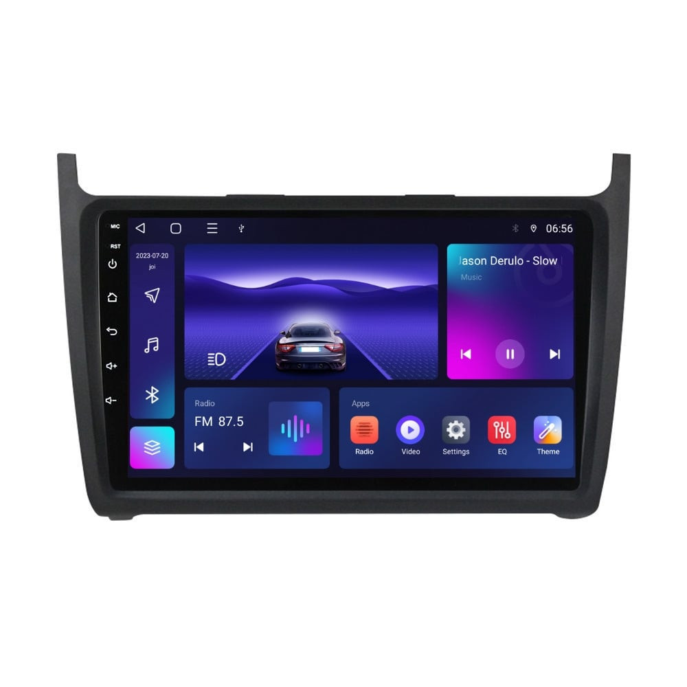 Navigatie dedicata cu Android VW Polo 6R 2009 - 2018, 3GB RAM, Radio GPS Dual Zone, Display HD QLED 9