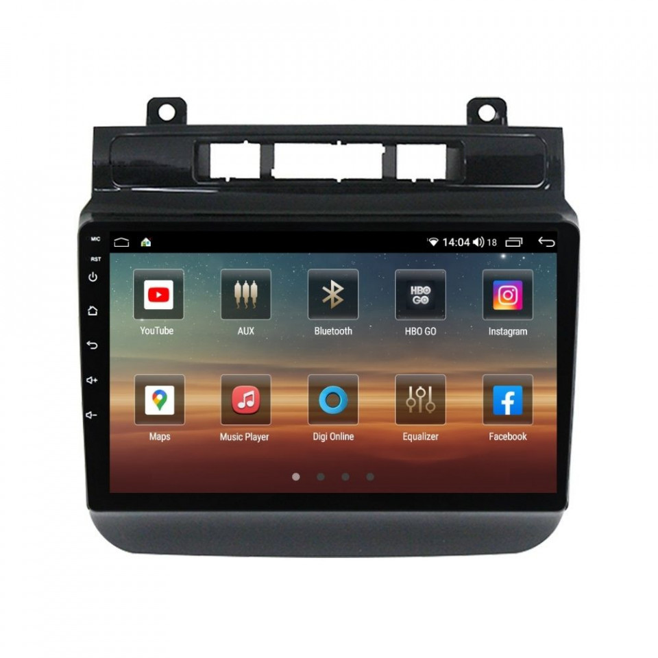 Navigatie dedicata cu Android VW Touareg 7P 2010 - 2018, 8GB RAM, Radio GPS Dual Zone, Display HD QLED 9