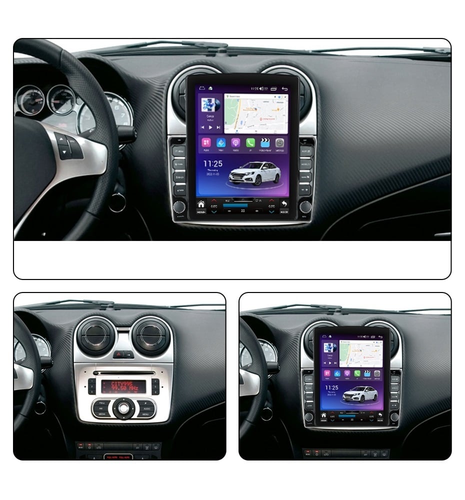 Navigatie dedicata cu Android Alfa Romeo Mito 2008 - 2018, 4GB RAM, Radio GPS Dual Zone, Touchscreen IPS 9.7