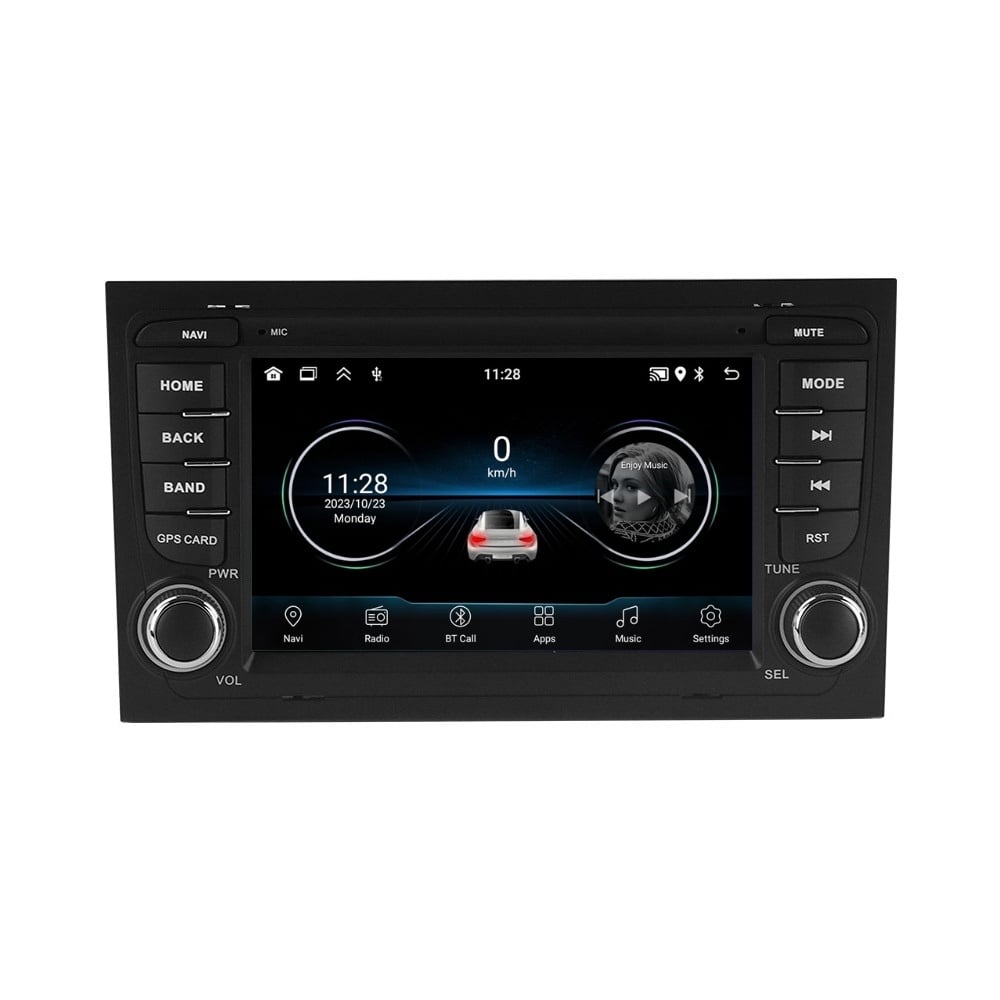 Navigatie dedicata cu Android Audi A4 (B6, B7) 2000 - 2008, 2GB RAM, Radio GPS Dual Zone, Display HD IPS 7