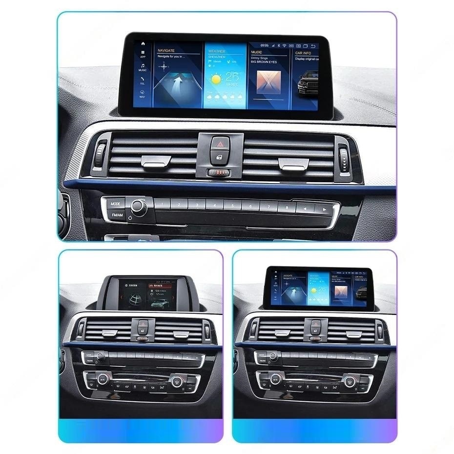 Navigatie dedicata cu Android BMW Seria 1 (F20 / F21) 2016 - 2019 cu navigatie NBT EVO, 6GB RAM, Radio GPS Dual Zone, Display QLED 12.3