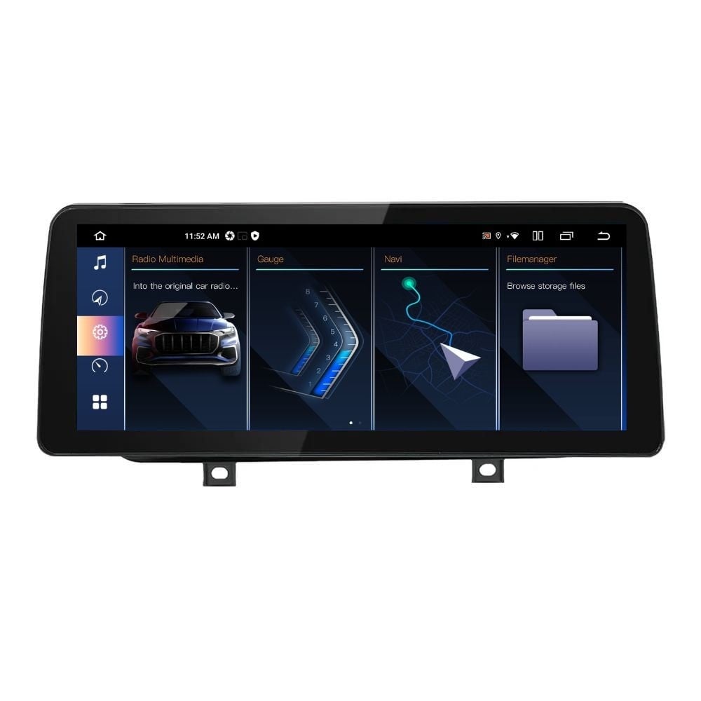 Navigatie dedicata cu Android BMW Seria 2 (F45 / F46) 2013 - 2016 cu navigatie NBT, 6GB RAM, Radio GPS Dual Zone, Display QLED 12.3