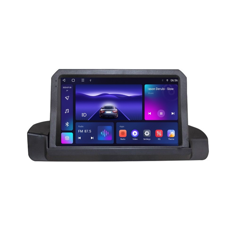 Navigatie dedicata cu Android BMW Seria 3 (E90) 2004 - 2013, 2GB RAM, Radio GPS Dual Zone, Display HD QLED 9\'\' Touchscreen, Internet Wi-Fi si slot SIM 4G, Bluetooth, MirrorLink, USB - 1 | YEO