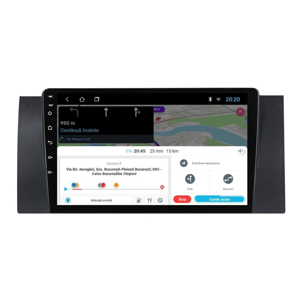 Navigatie dedicata cu Android BMW Seria 5 (E39) 1995 - 2003, 1GB RAM, Radio GPS Dual Zone, Display HD IPS 9" Touchscreen, Internet Wi-Fi, Bluetooth, MirrorLink, USB - Imagine 7