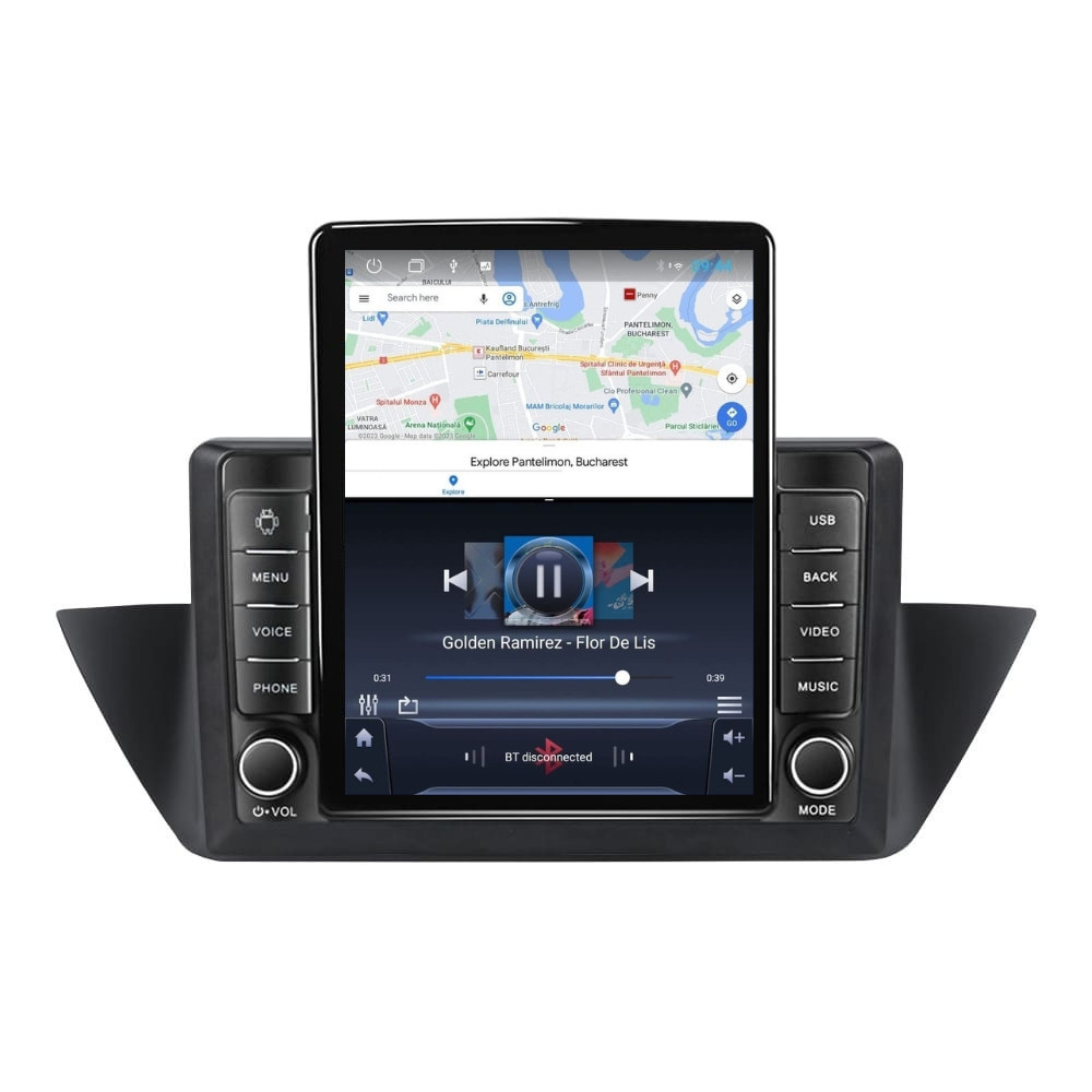 Navigatie dedicata cu Android BMW X1 (E84) 2009 - 2015, 2GB RAM, Radio GPS Dual Zone, Touchscreen IPS 9.7