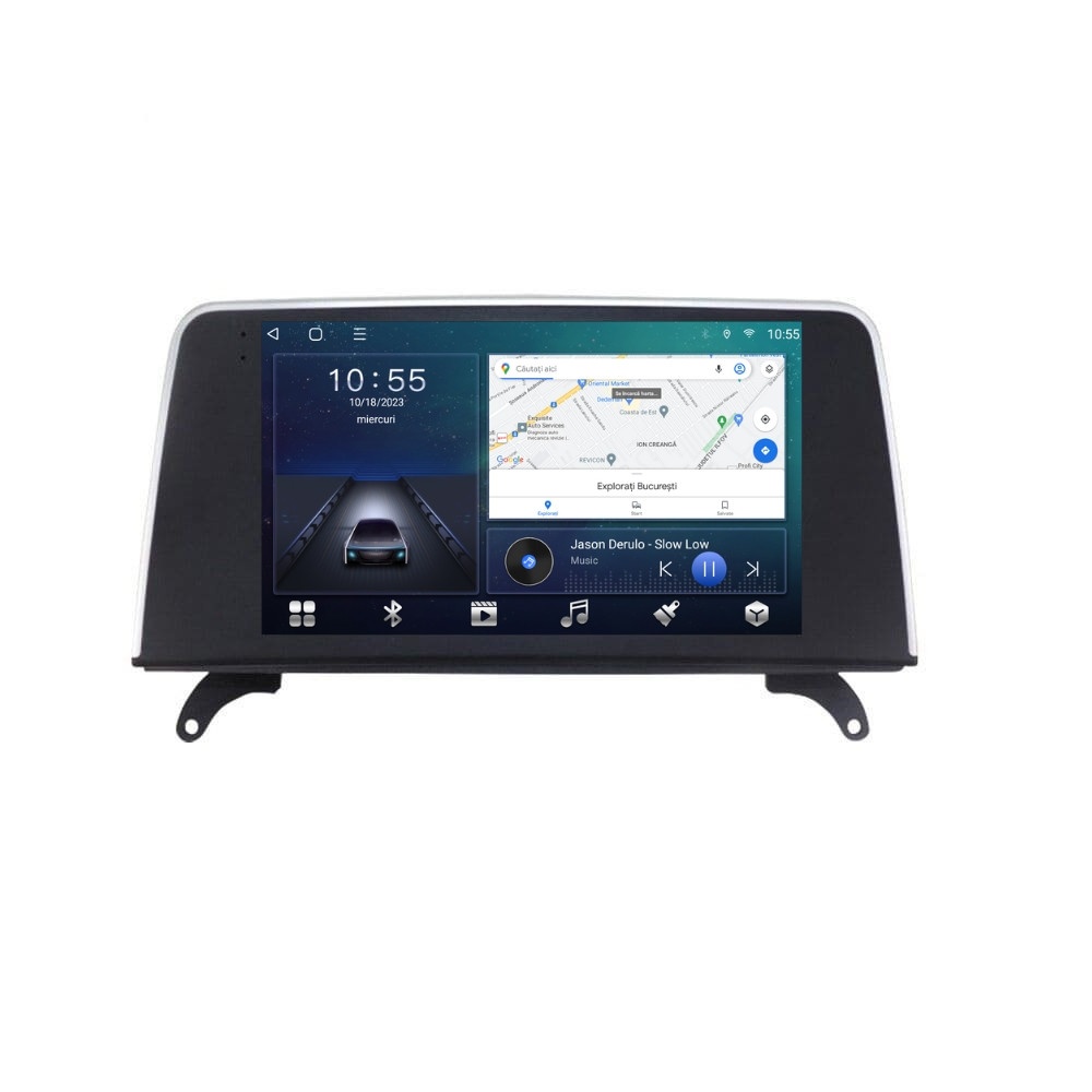 Navigatie dedicata cu Android BMW X5 (E70) 2006 - 2013, 2GB RAM, Radio GPS Dual Zone, Display HD QLED 9