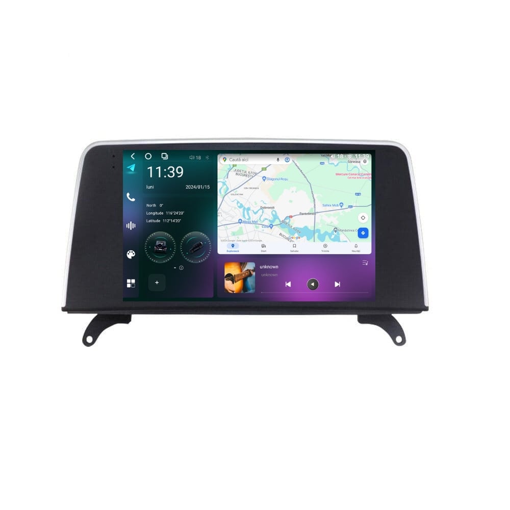 Navigatie dedicata cu Android BMW X5 (E70) 2009 - 2013, 12GB RAM, Radio GPS Dual Zone, Display 2K QLED 9.5