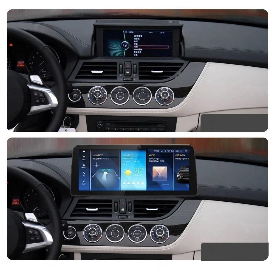 Navigatie dedicata cu Android BMW Z4 (E89) 2009 - 2016 cu navigatie CIC, 6GB RAM, Radio GPS Dual Zone, Display QLED 12.3