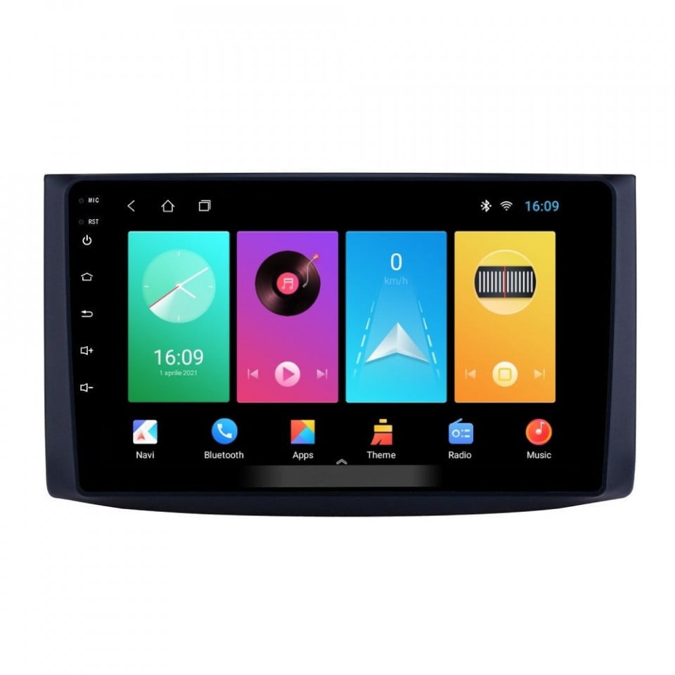 Navigatie dedicata cu Android Chevrolet Aveo 2006 - 2011, 1GB RAM, Radio GPS Dual Zone, Display HD IPS 9