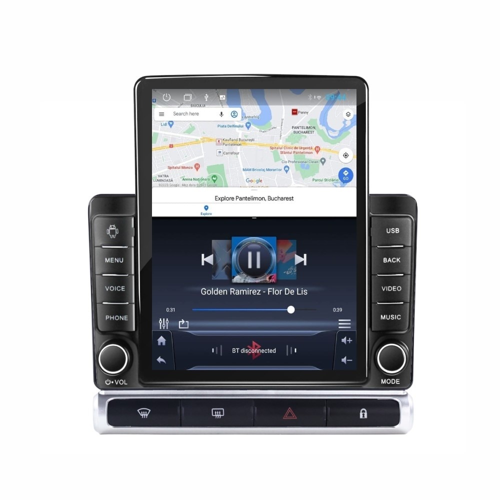 Navigatie dedicata cu Android Citroen C3 Aircross I 2017 - 2023, 1GB RAM, Radio GPS Dual Zone, Touchscreen IPS 9.7