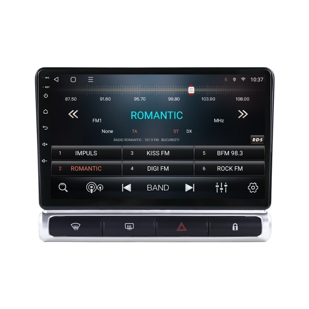 Navigatie dedicata cu Android Citroen C3 Aircross I 2017 - 2023, 2GB RAM, Radio GPS Dual Zone, Display HD QLED 9