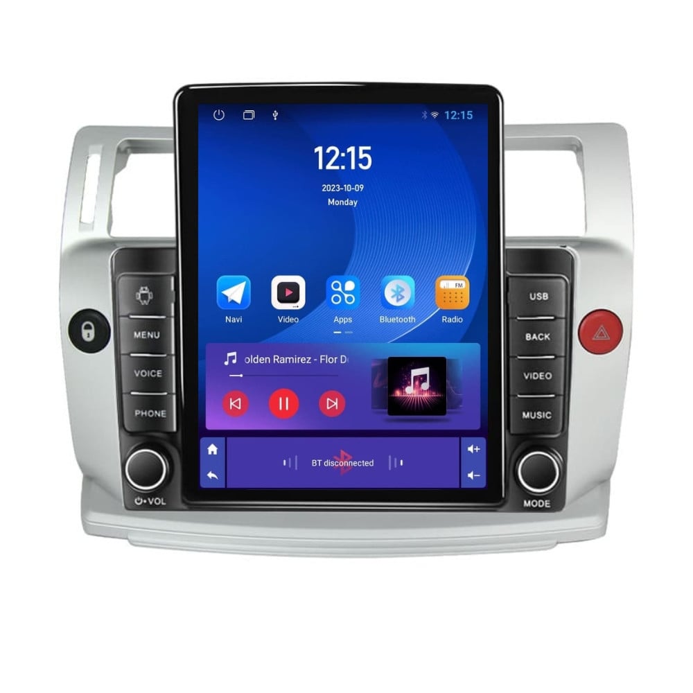 Navigatie dedicata cu Android Citroen C4 I 2004 - 2009, 1GB RAM, Radio GPS Dual Zone, Touchscreen IPS 9.7