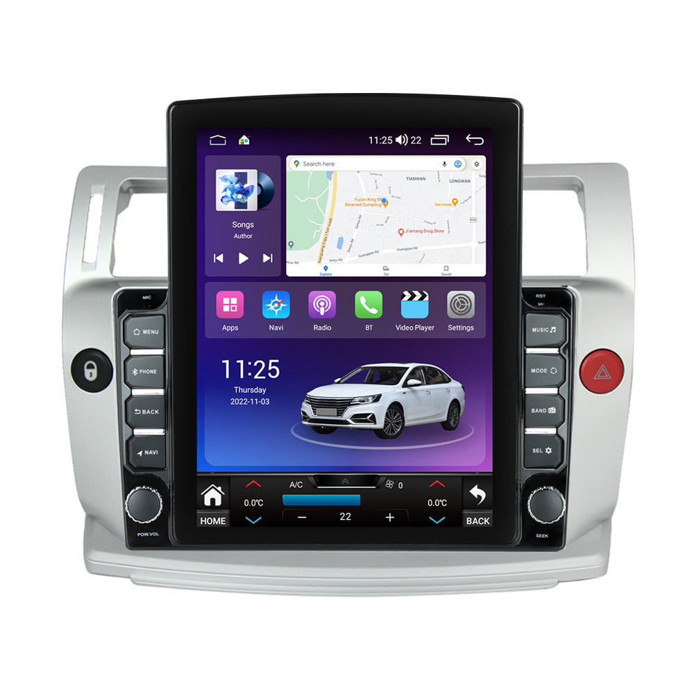 Navigatie dedicata cu Android Citroen C4 I 2004 - 2009, 8GB RAM, Radio GPS Dual Zone, Touchscreen IPS 9.7