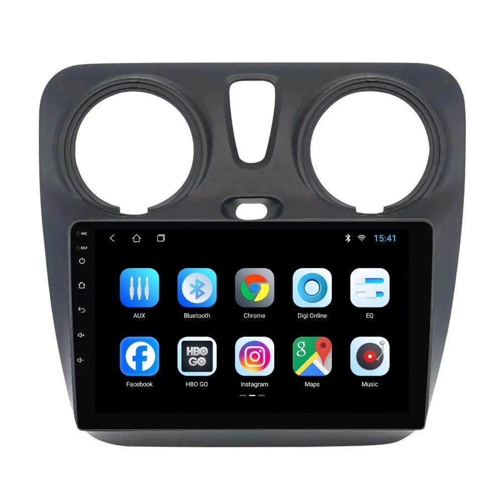 Navigatie dedicata cu Android Dacia Lodgy dupa 2012, 2GB RAM, Radio GPS Dual Zone, Display HD IPS 9" Touchscreen, Internet Wi-Fi, Bluetooth, MirrorLink, USB - Imagine 2